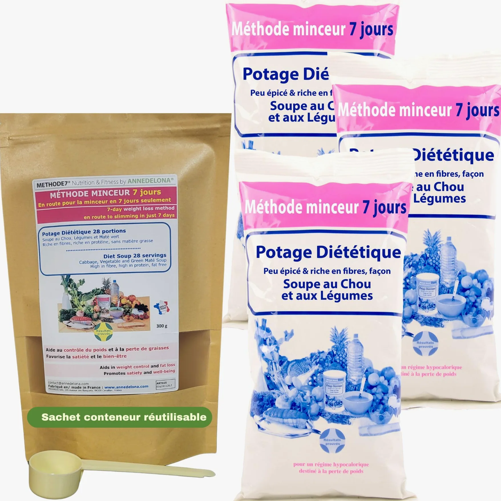 CURE METODO DIMAGRANTE 21 GIORNI NATURALE ED EFFICACE. Zuppa dietetica di cavolo e verdura ricca di fibre e vitamine (84 porzioni). Testato clinicamente.