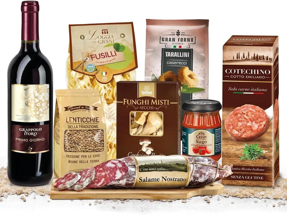 Cesto Natalizio Regalidea Sapori di Natale - 8 pezzi