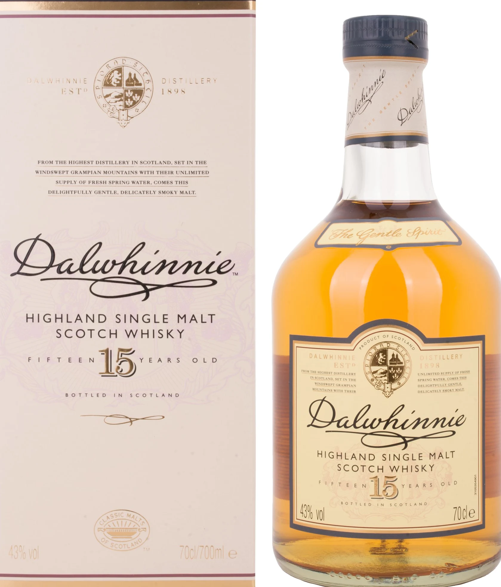 Dalwhinnie 15 Anni Single Malt Scotch Whisky - 700 ml & Oban 14 Anni Single Malt Scotch Whisky con Astuccio - 700 ml