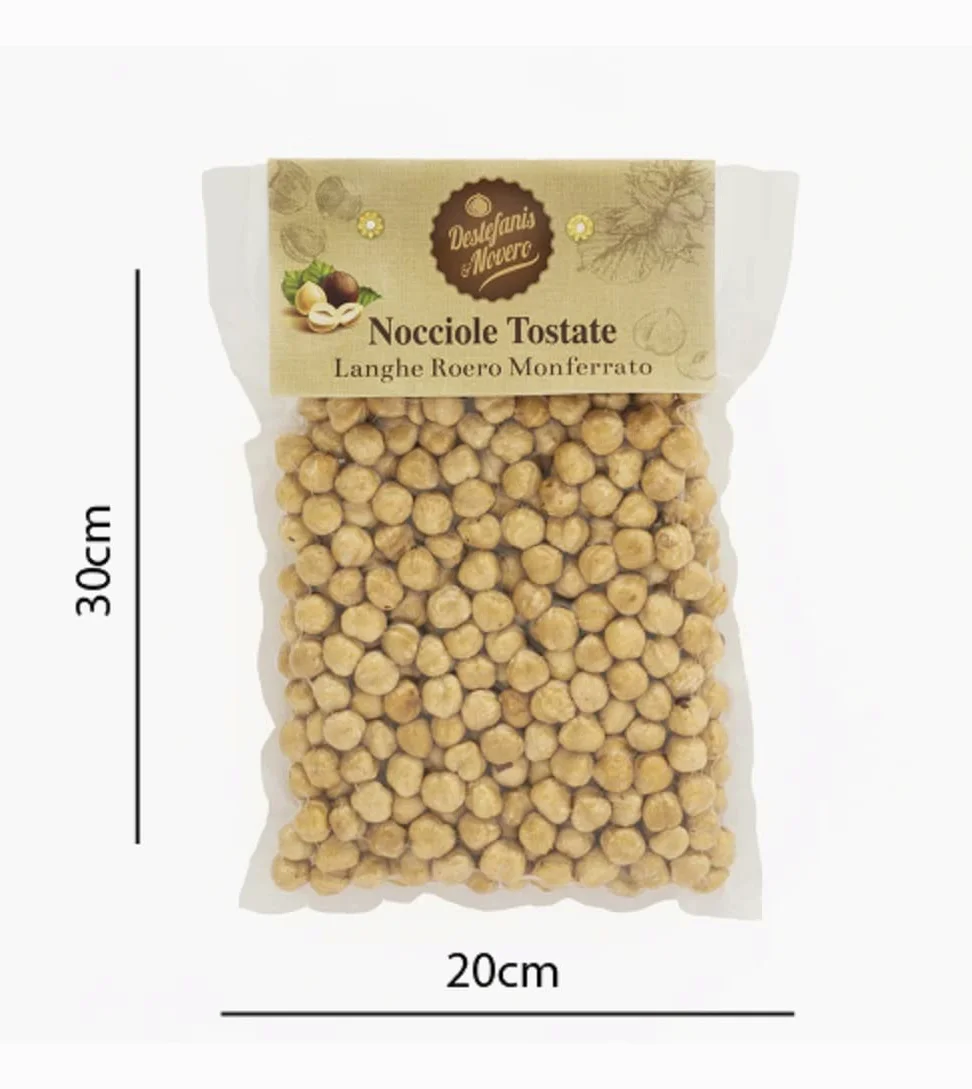 3 x 500 g | Destefanis & Novero Nocciole Langhe Roero Monferrato | Nocciole tgt Tostate e Sgusciate, Frutta Secca Fonte di Vitamine e Fibre, Snack Perfetto per Aperitivo e Colazione