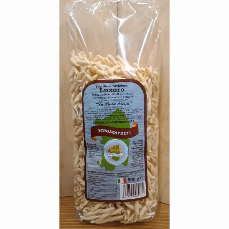 12 x 500 g - Strozzapreti - Pasta Sarda di Grano Duro - Pastificio Artigiano Luxoro
