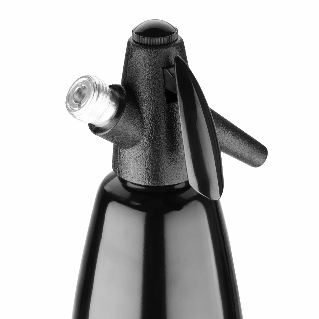 Olympia Sifone per soda nero da 1 l, con nuove funzioni utili per una migliore esperienza