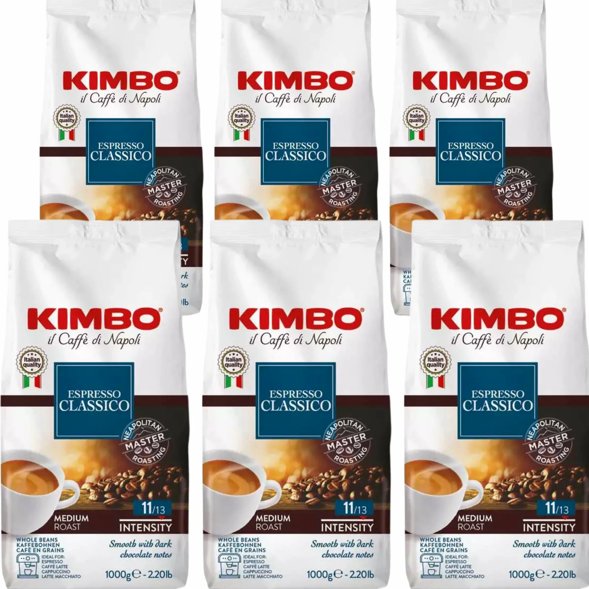 Caffè in grani Kimbo Espresso Classico 1 kg x 6