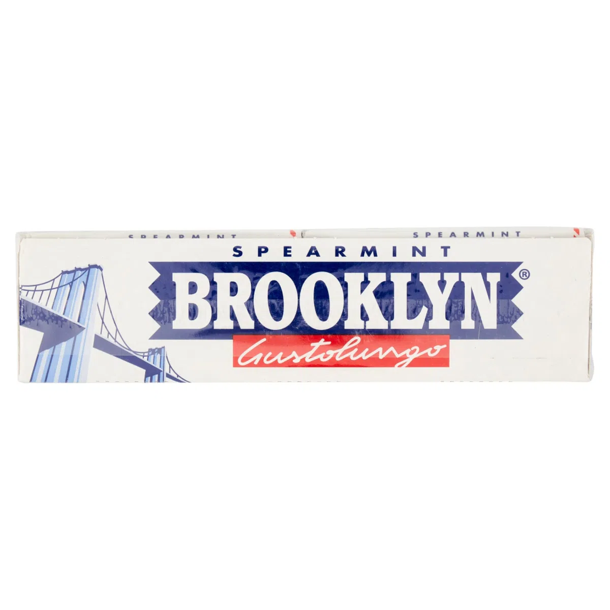 Brooklyn Chewing Gum in Lastrine, Gusto Spearmint, Menta, Senza glutine, 9 Unità, Confezione da 20 Stick, ottime da condividere