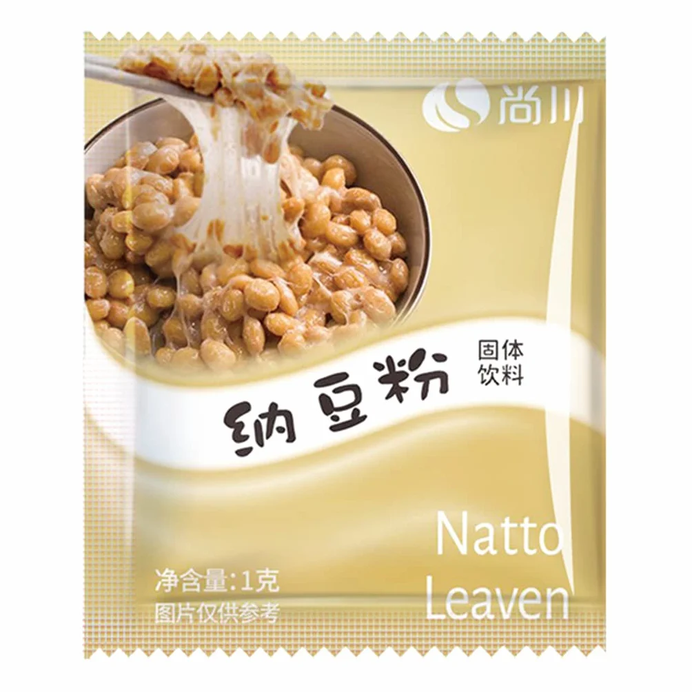 10Pcs Nattomoto Starter Giapponese Natto Fermentato Soia Polvere Per La Casa per la Salute Bacillus Subtilis Attivo Natto