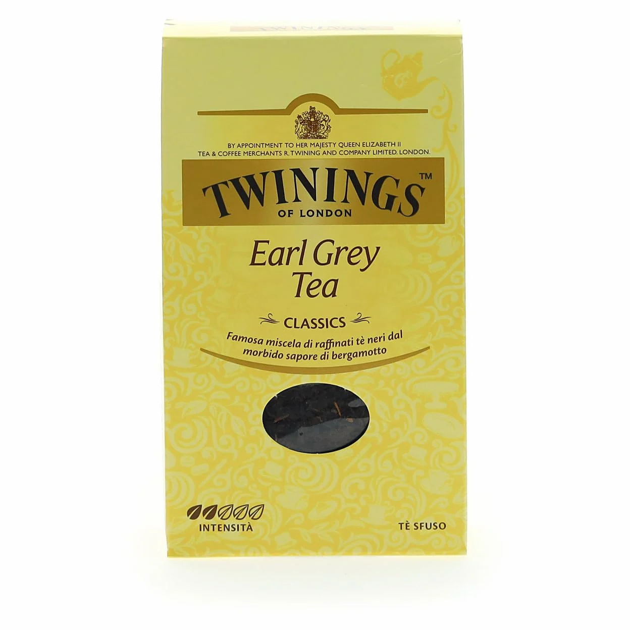 Twinings, Earl Grey Tea Sfuso, Miscela di Tè Neri Selezionati con Aroma al Bergamotto, Gusto Morbido e Bilanciato, Infusi e Tisane, 8 Confezioni Convenienza da 100 g (800 g totali)
