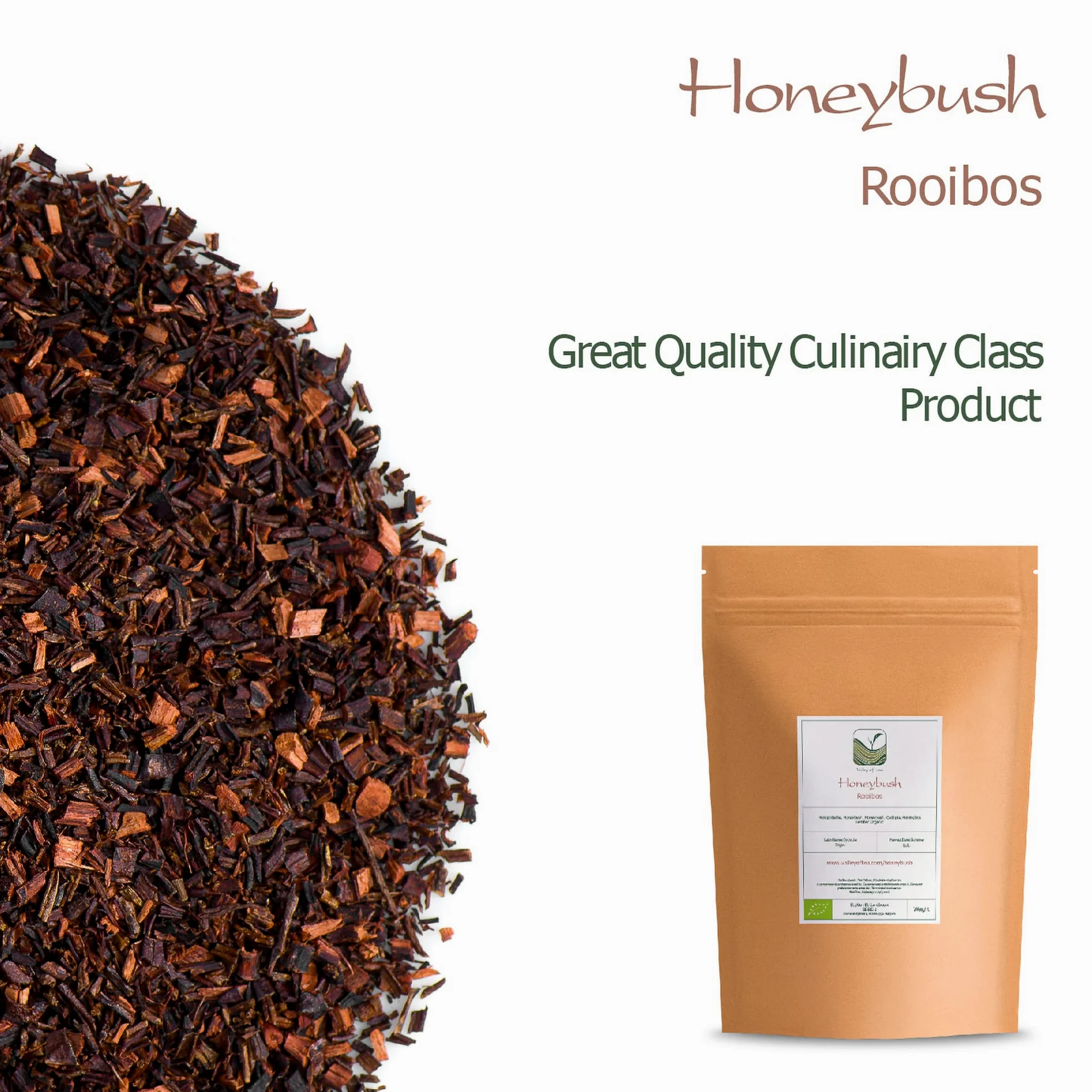 Honeybush Tè Biologico Sudafricano - Heuningbos - Cyclopia, Tea Honigbusch