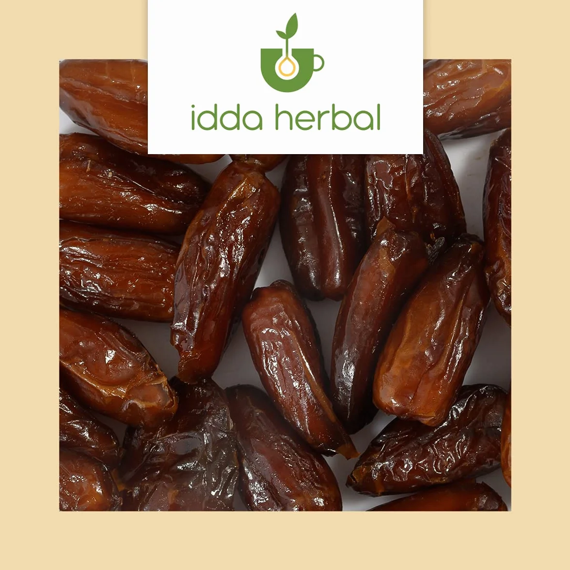 IDDA Herbal Datteri BIO Denocciolati Secchi Deglet Nour 1kg, Datteri Biologici senza Zucchero, Snack di Frutta