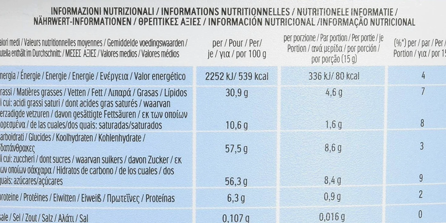 Nutella 3kgx2pz