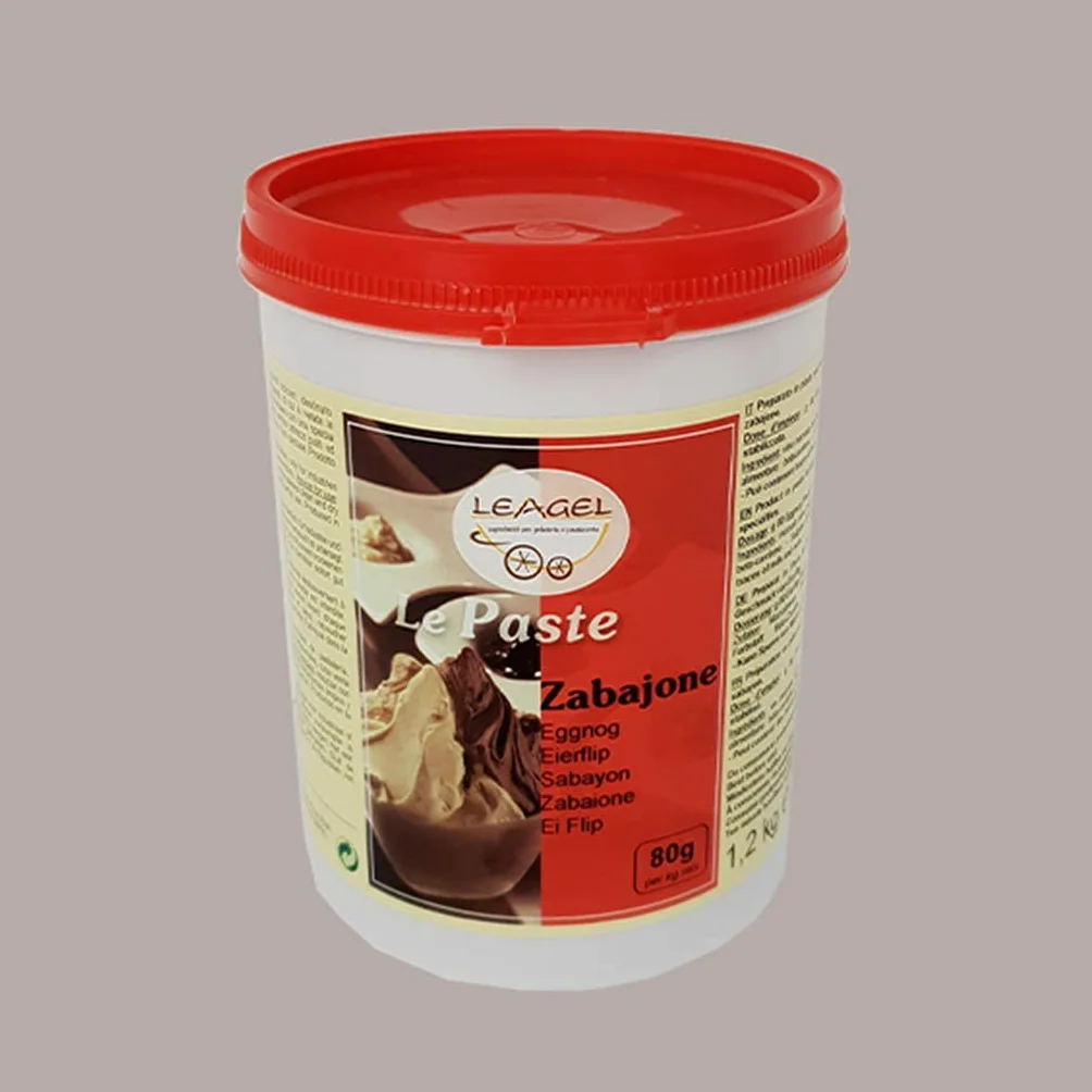 Zabaione preparato in Pasta per Gelato Dolci Leagel - 1,2 Kg -