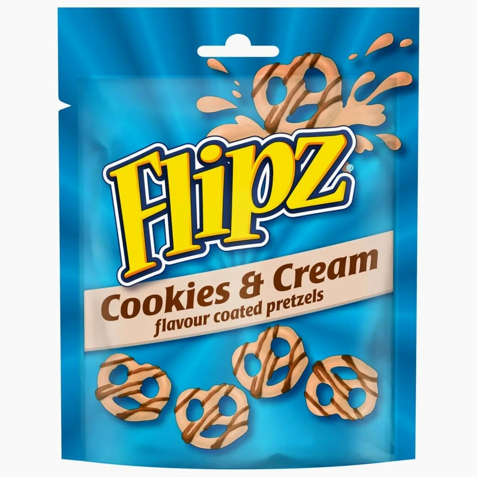 Flipz Biscotti & Crema Salato Dolce Pretzel Snack, 90g