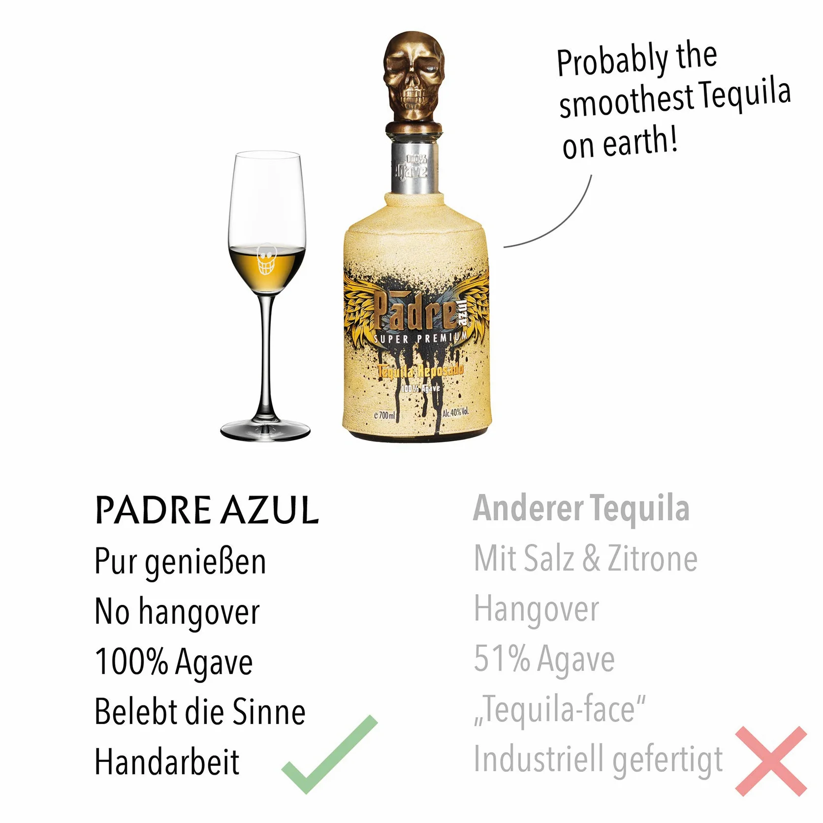 Xiaman Mezcal Artisanal 44% 0,7l • Mescal Premium Made in Mexico • Mescal messicana artigianale complesso per un godimento di puro mescal