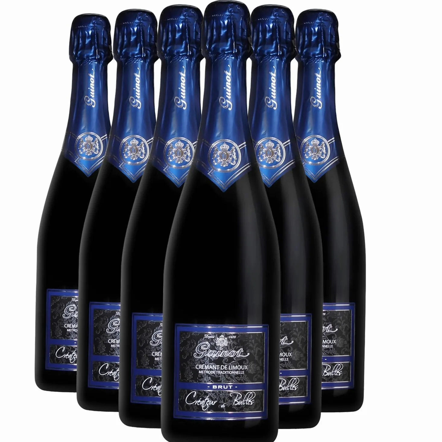 Crémant de Limoux Crémant Guinot Brut bianco - Maison Guinot - DOP - Linguadoca Rossiglione - Francia - Vitigni Chardonnay,Chenin,Mauzac - 6x75cl