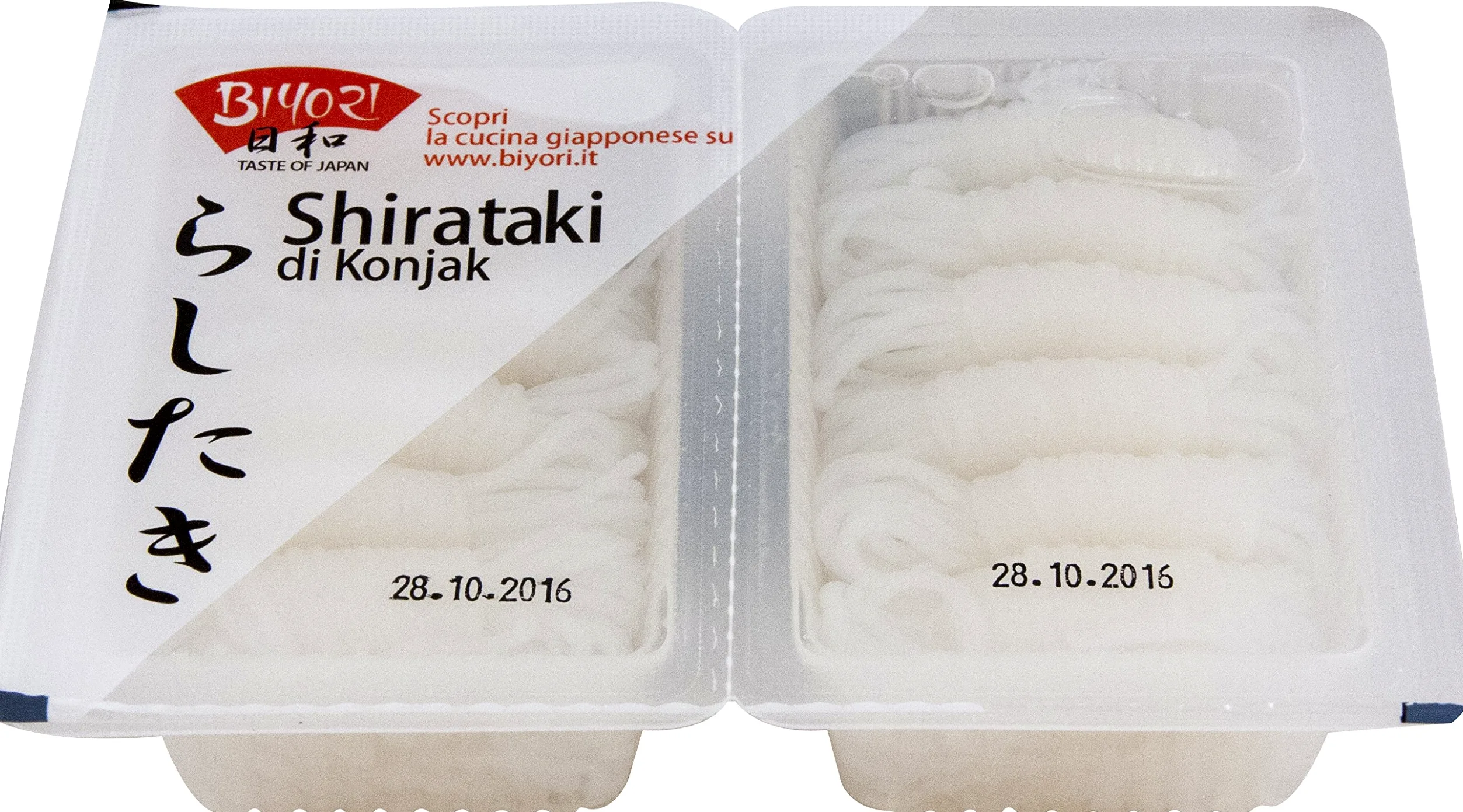 Biyori Noodle di Konjac, Shirataki - 350 gr - [confezione da 4]