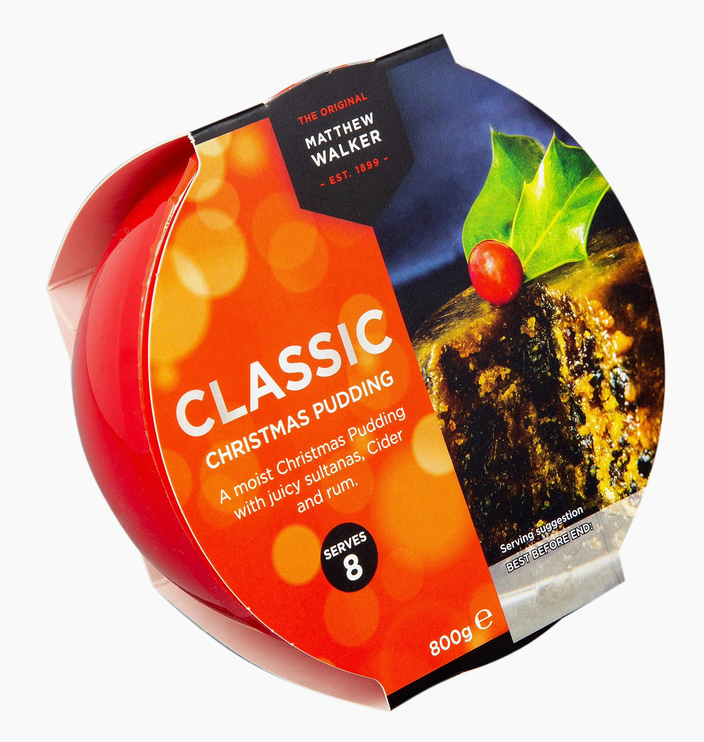 Matthew Walker Budino di Natale classico (vegano), 800g