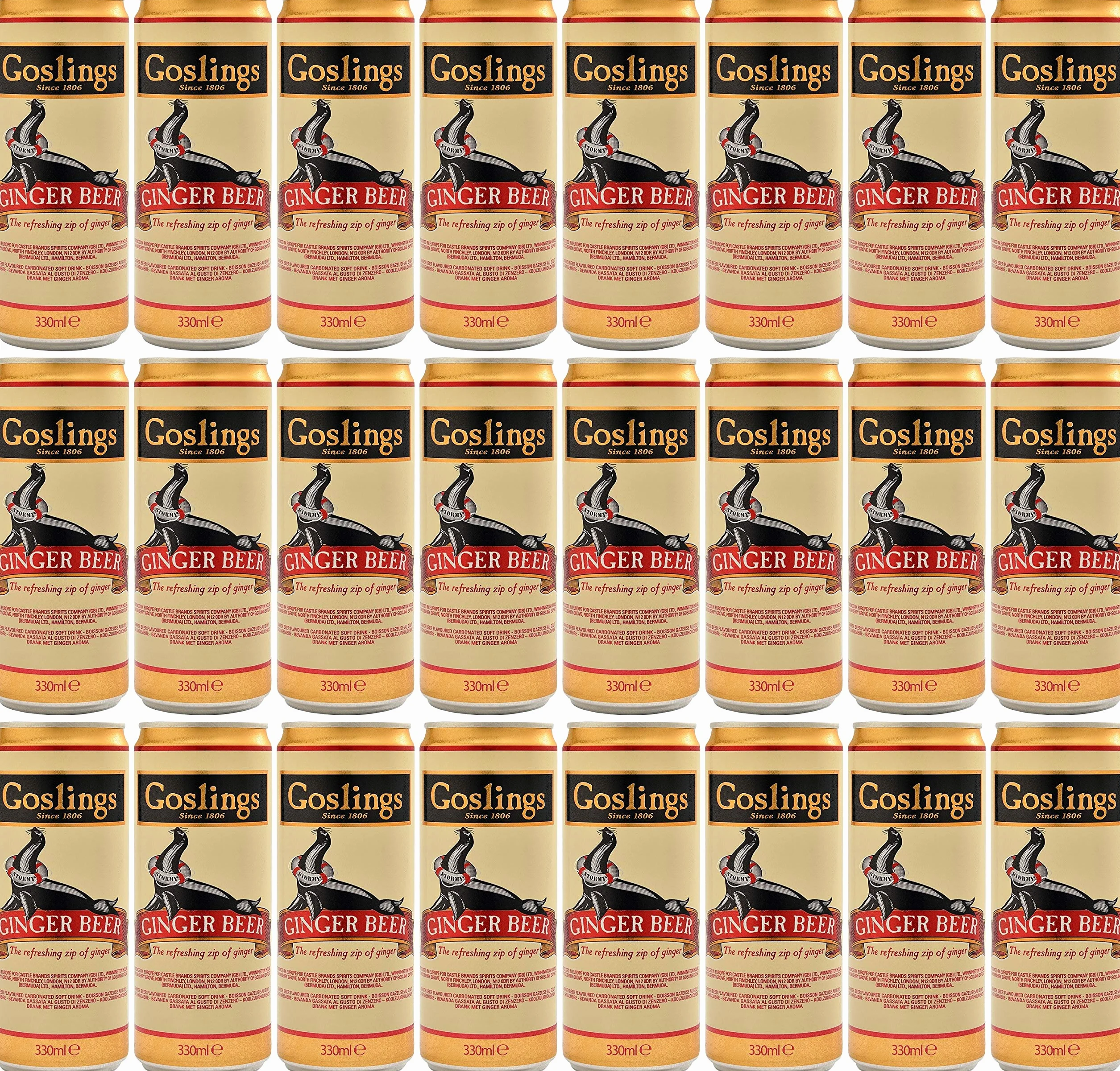 Goslings Ginger Beer 24 x 330ml (Case of 24)