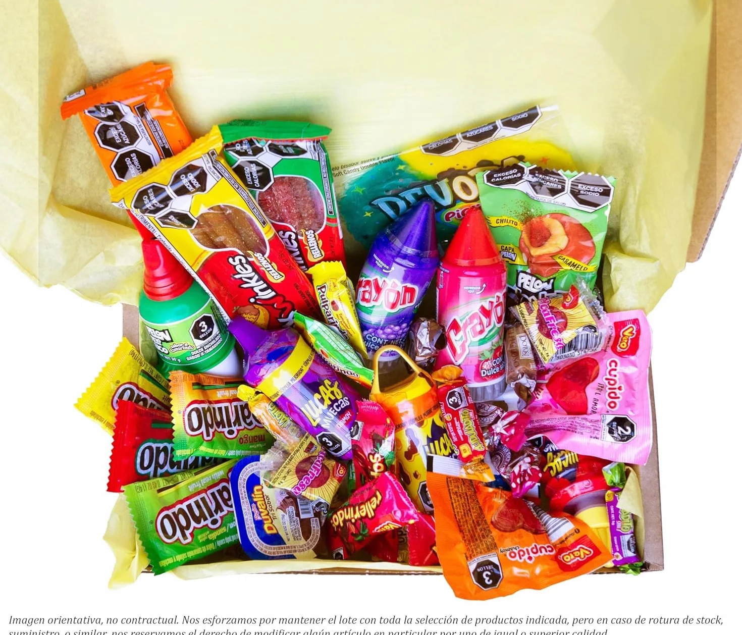TLT FOODS Lotto Dolci Messicani – Confezione Varietà di Dolci Messicani Piccanti da Regalare, Mix Assortito di Caramelle, Candy Box Snack Messico, Chamoy, Pelon Pelo Rico, Pulparindo