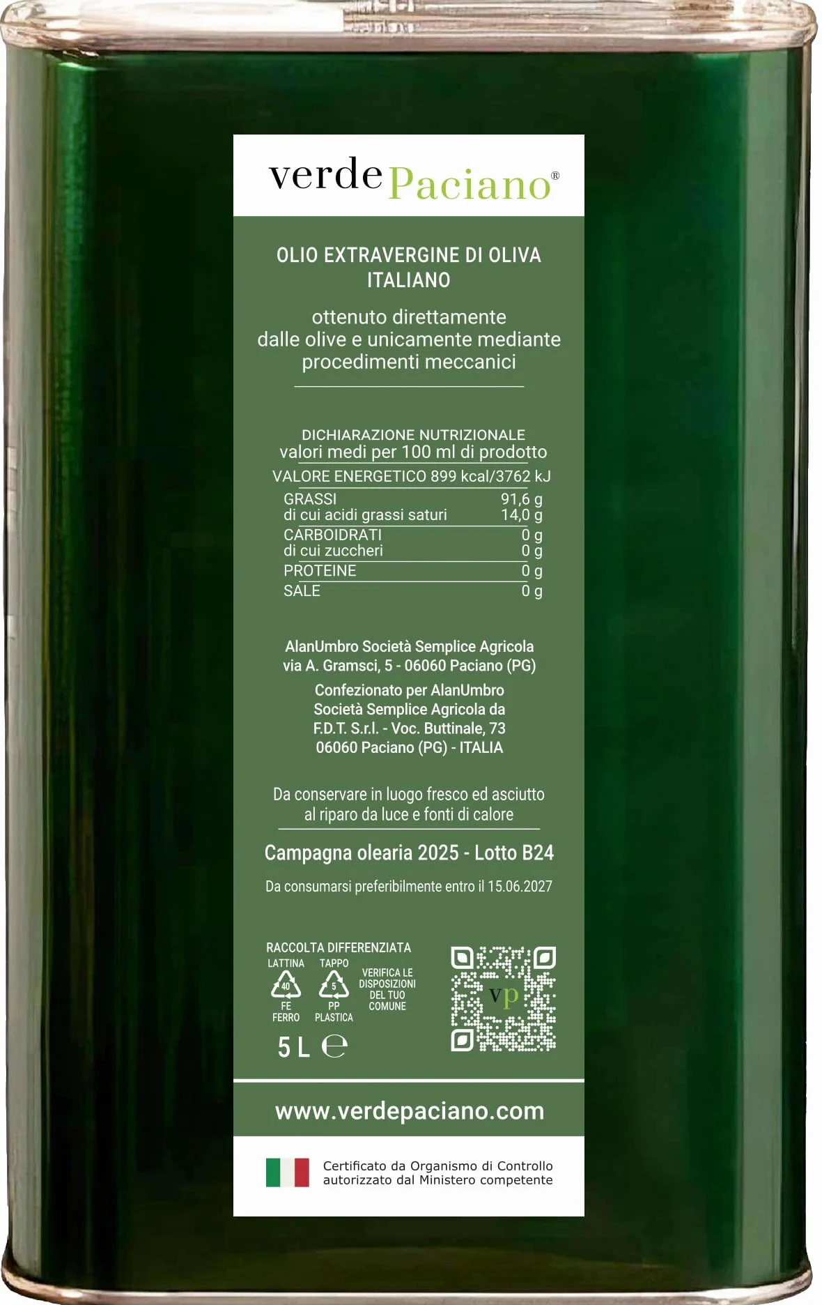 Olio Nuovo 2025/26: EVO DOP Umbria Colli del Trasimeno