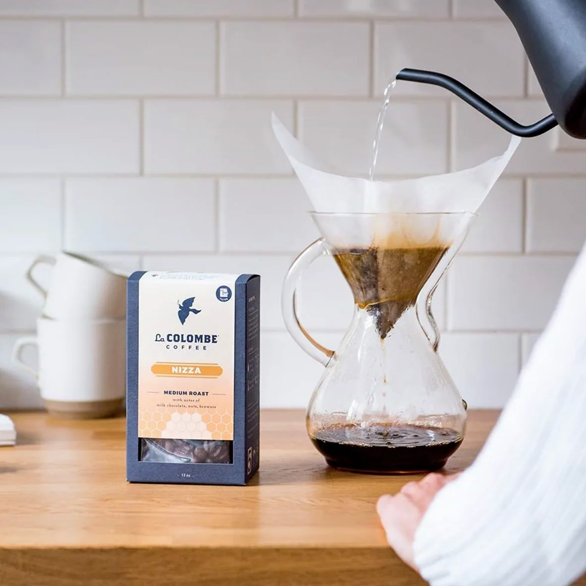 La Colombe Nizza - Caffè macinato tostato medio, 340 g (confezione da 1)