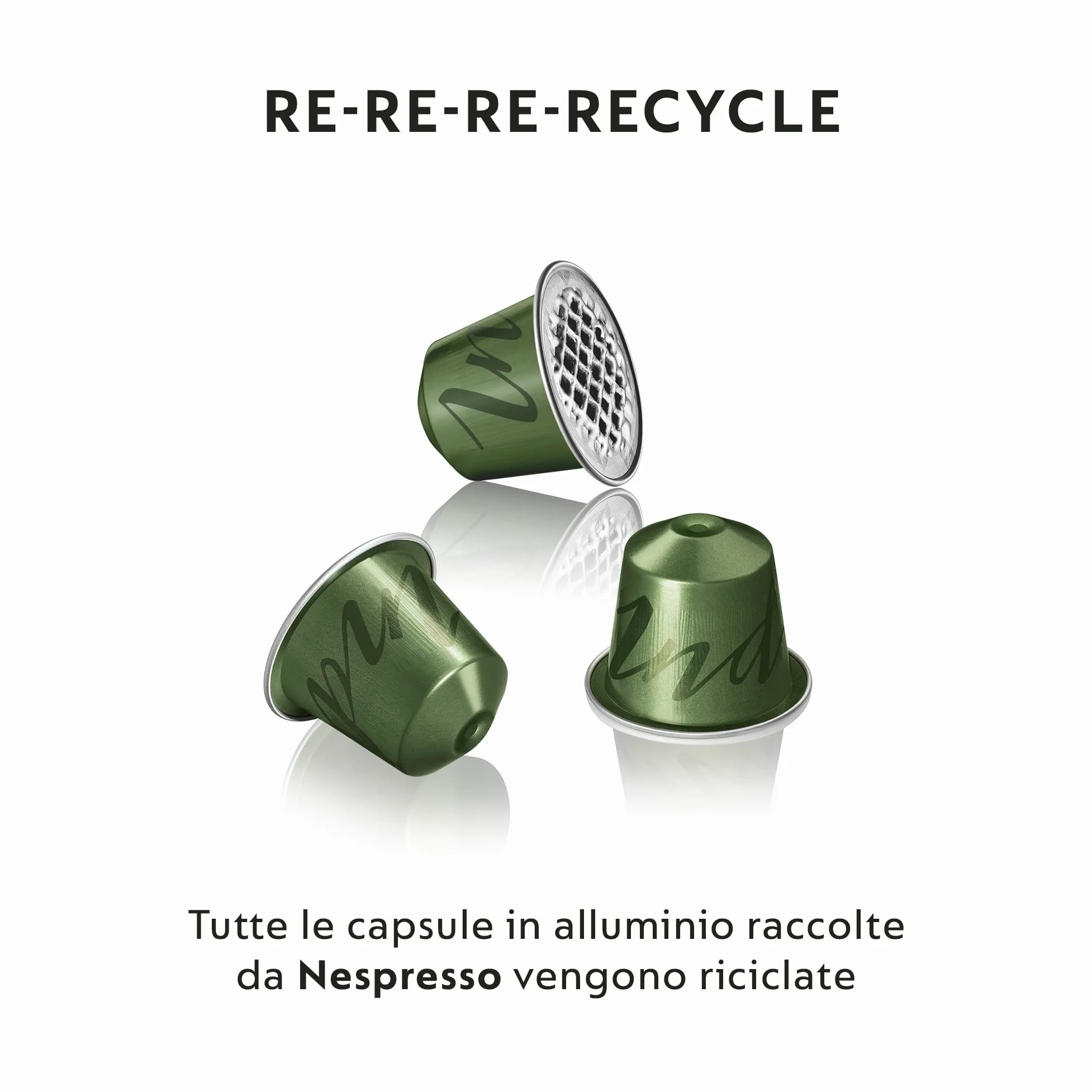 CAPSULE NESPRESSO ORIGINALI - Selezione Ispirazione Italiana da 100 Capsule Nespresso Caffè, Intensità da 6 a 13 (su 13), Linea Original, Capsule Riciclabili Nespresso