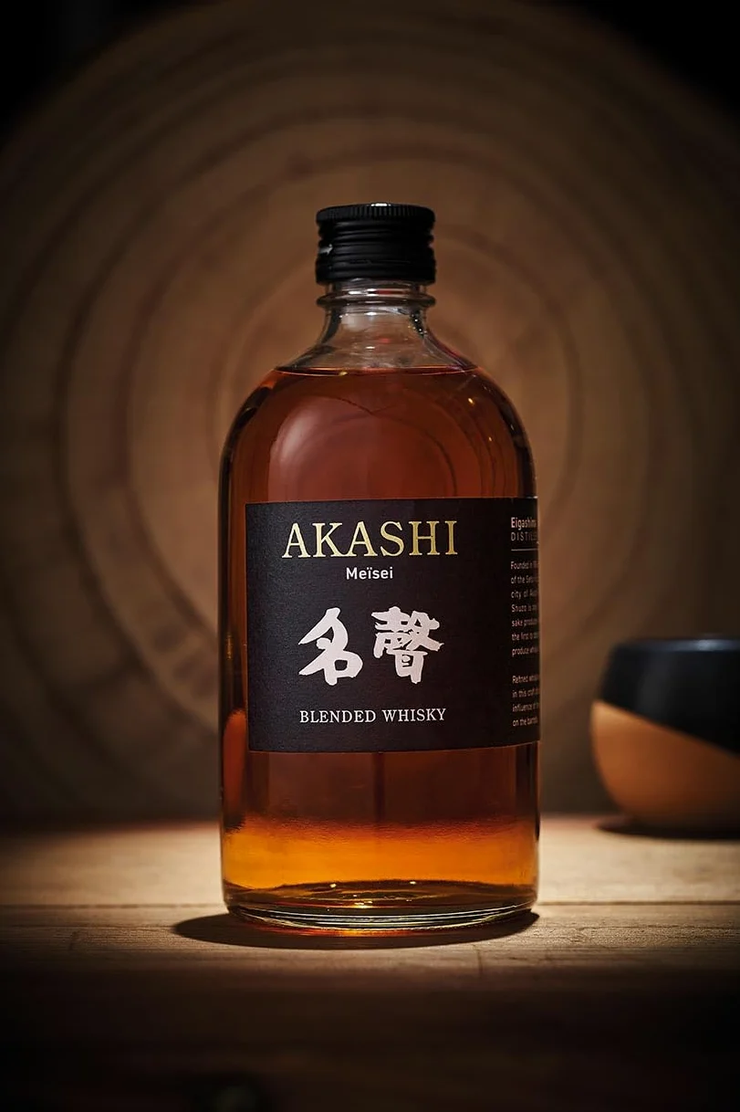 Akashi Whisky Meisei Special Pack con 2 Bicchieri"Japanese Style" - 500 ml