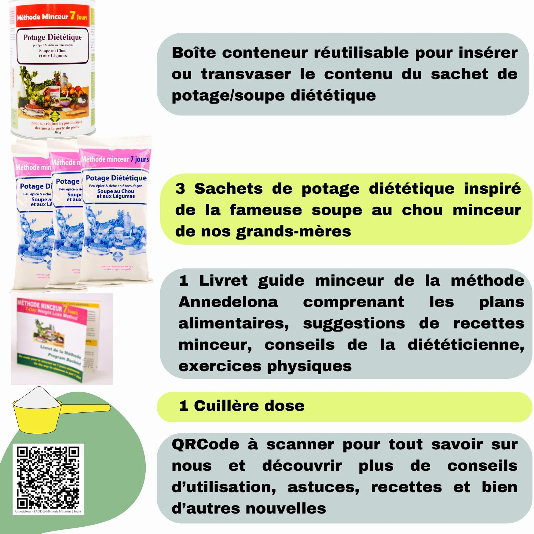 CURE METODO DIMAGRANTE 21 GIORNI NATURALE ED EFFICACE. Zuppa dietetica di cavolo e verdura ricca di fibre e vitamine (84 porzioni). Testato clinicamente.