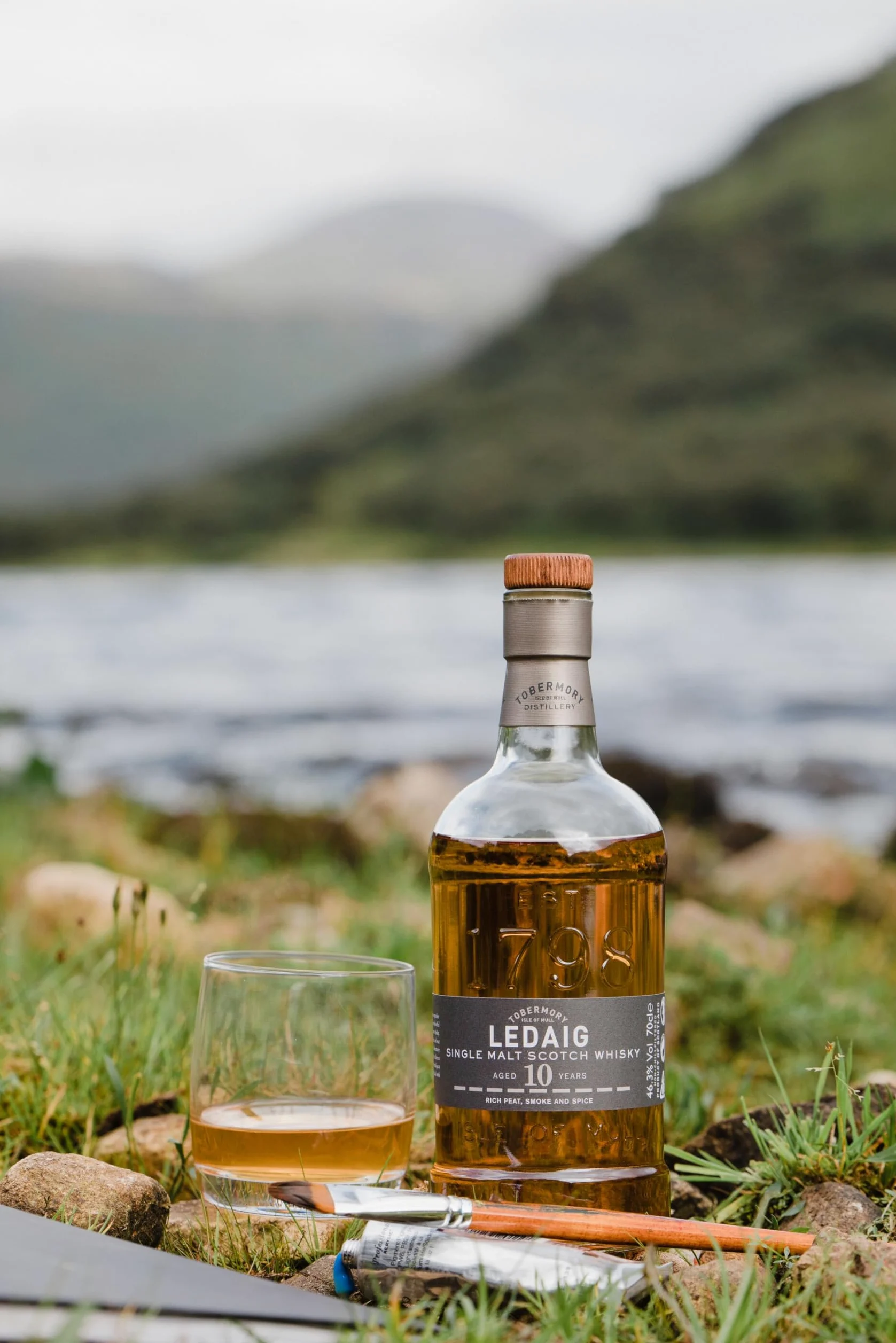 Ledaig 10 Ans - Single Malt Scotch Whisky Île de Mull - 46.3% 70 cl - Avec coffret - Whisky riche et tourbé