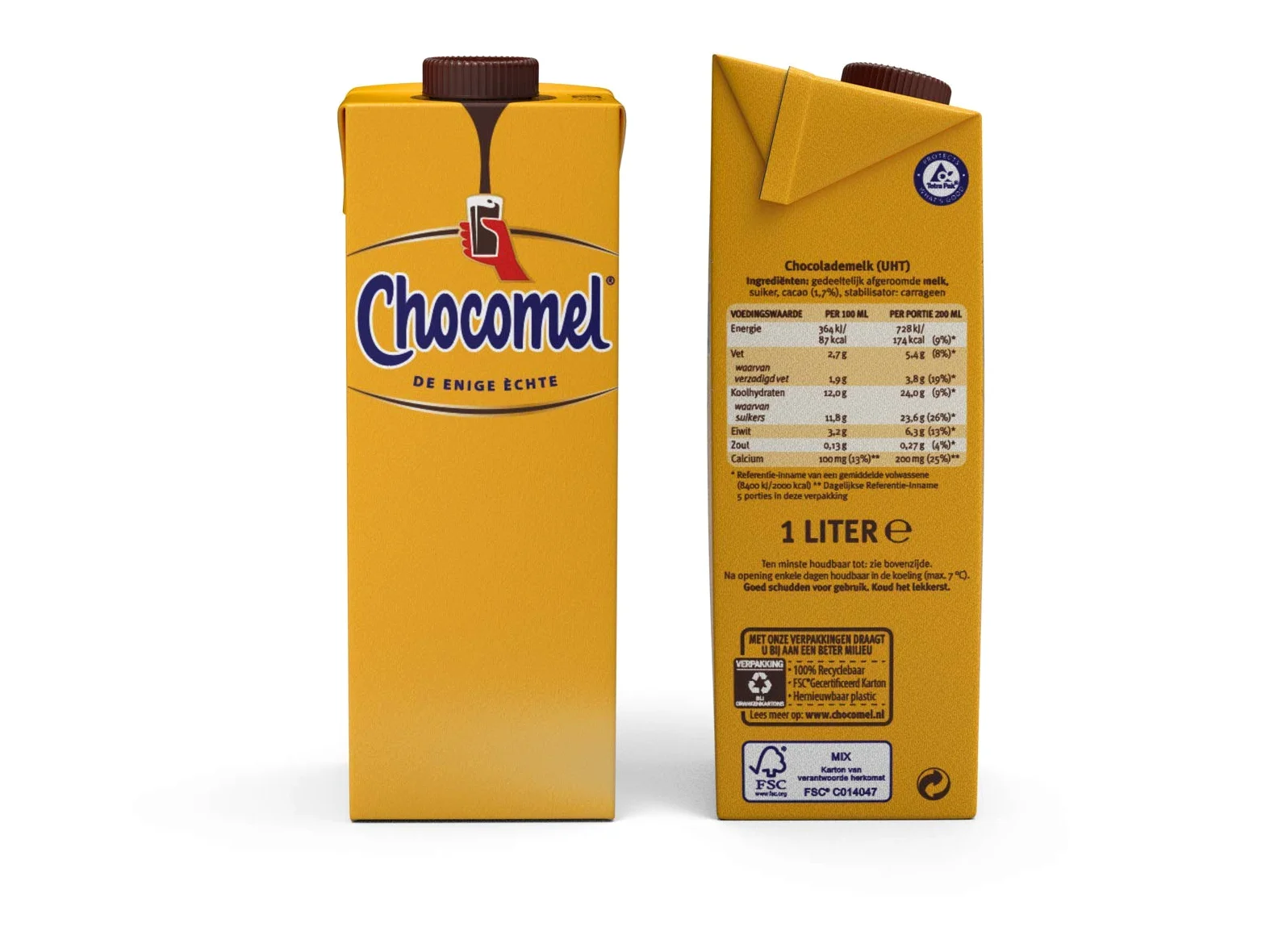 Cécémel 12 x 1 l confezione (Chocomel Kakao)