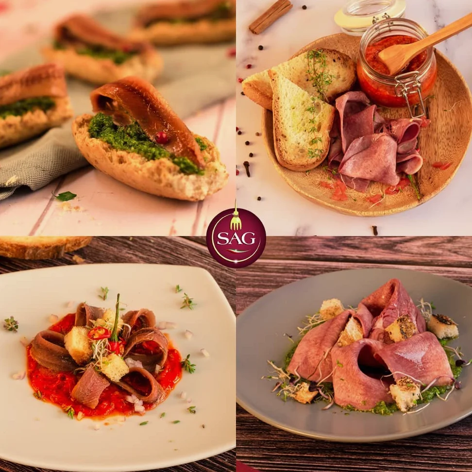 Cesto specialità gastronomiche piemontesi con acciughe e lingue di bovino (Confezione 4 pz. da Kg) – SAG –