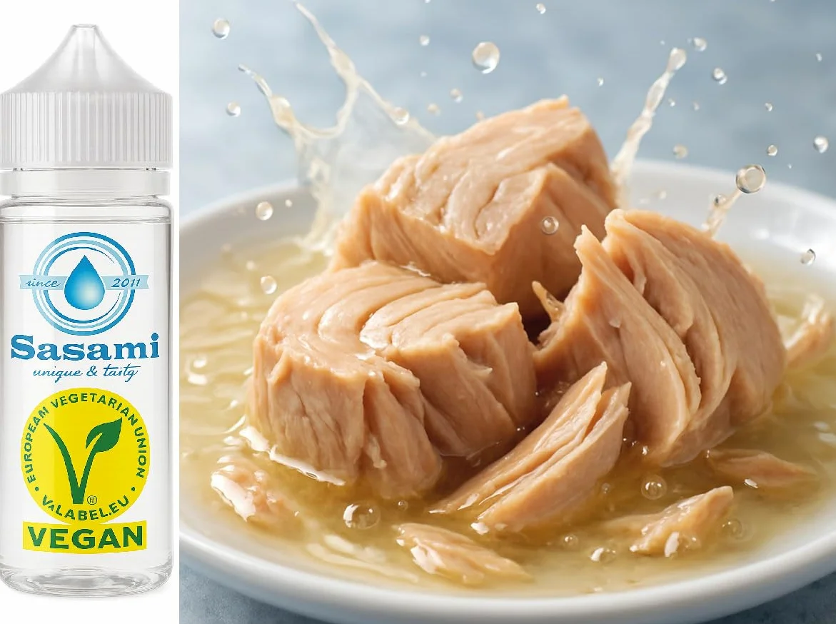 Tonno in scatola aroma concentrato - vegano - Sasami - 100ml