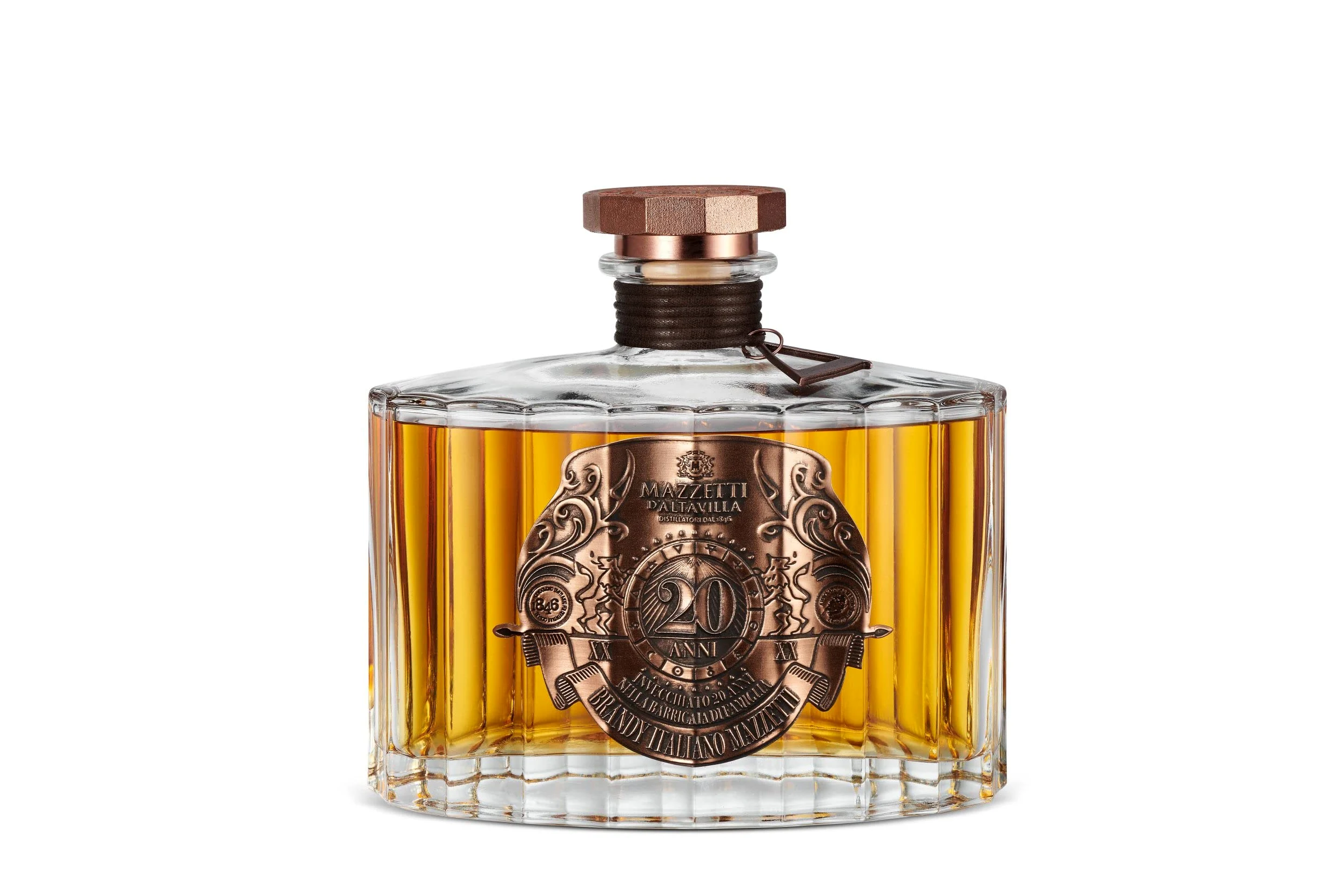 Brandy Mazzetti 20 ANNI Con Cofanetto In Legno, 700ml