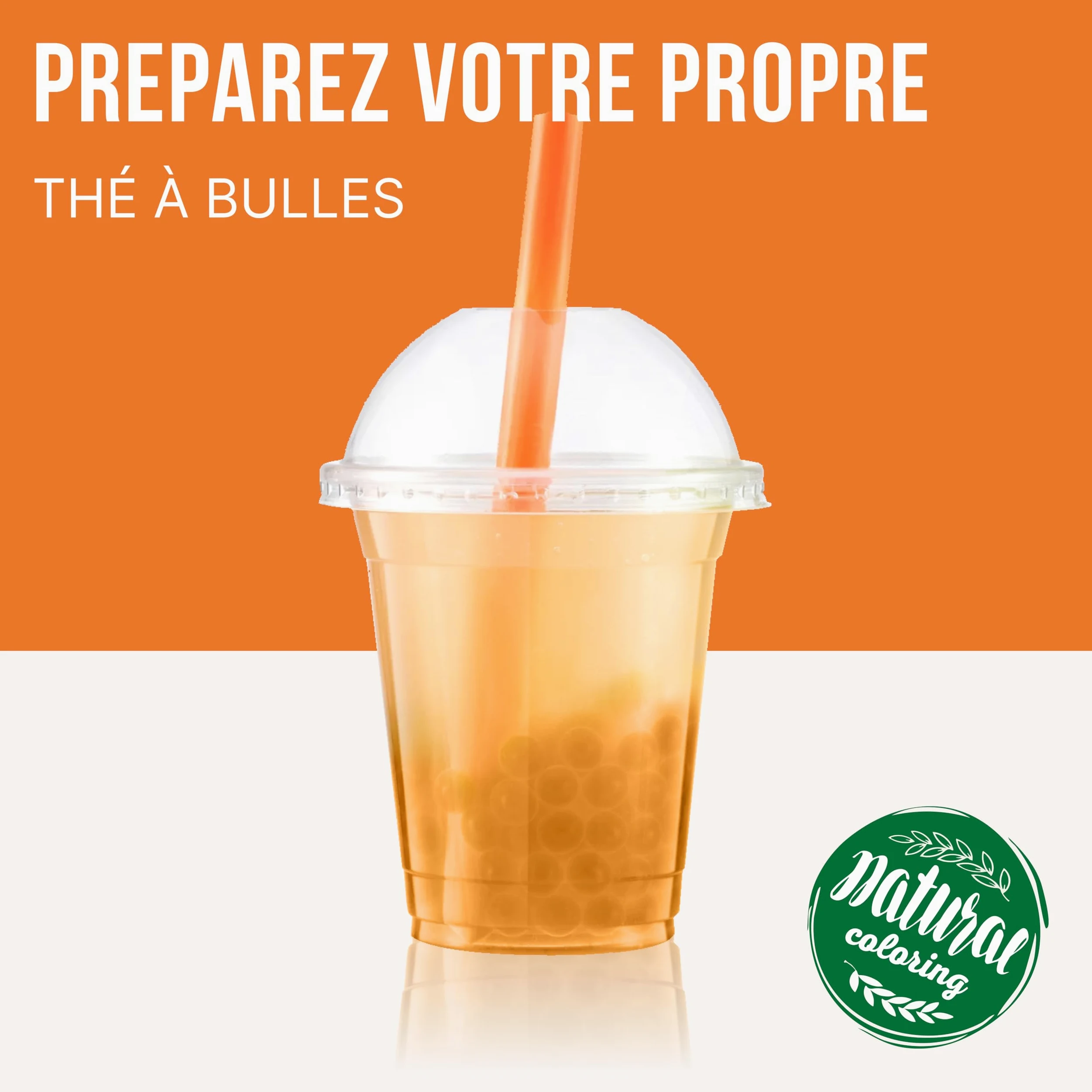 POPPING BOBA - Sferette alla frutta per Bubble Tea - Pesca - 1 kg - nessun colorante artificiale, basso contenuto di zucchero, succo di frutta vero, 100% vegan e senza glutine