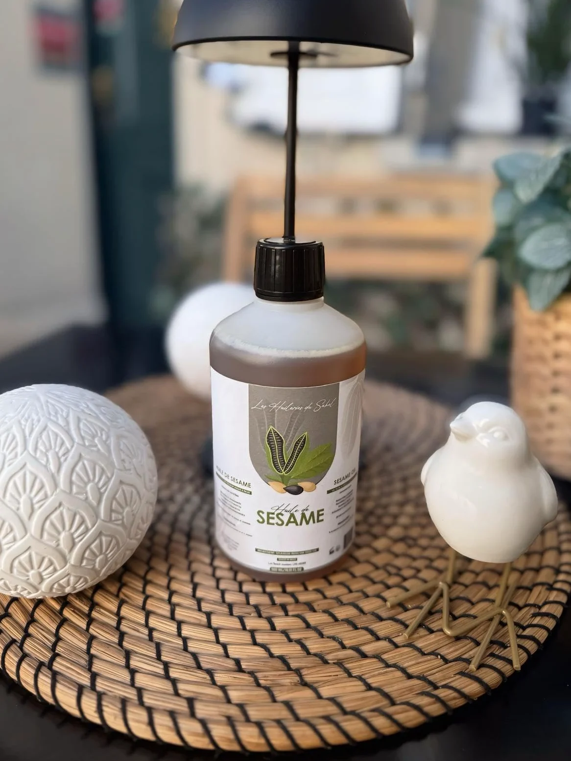 Olio di sesamo puro e naturale – spremuto a freddo – viso, corpo, capelli & massaggio – ricco di vitamina e antiossidanti – uso cosmetico