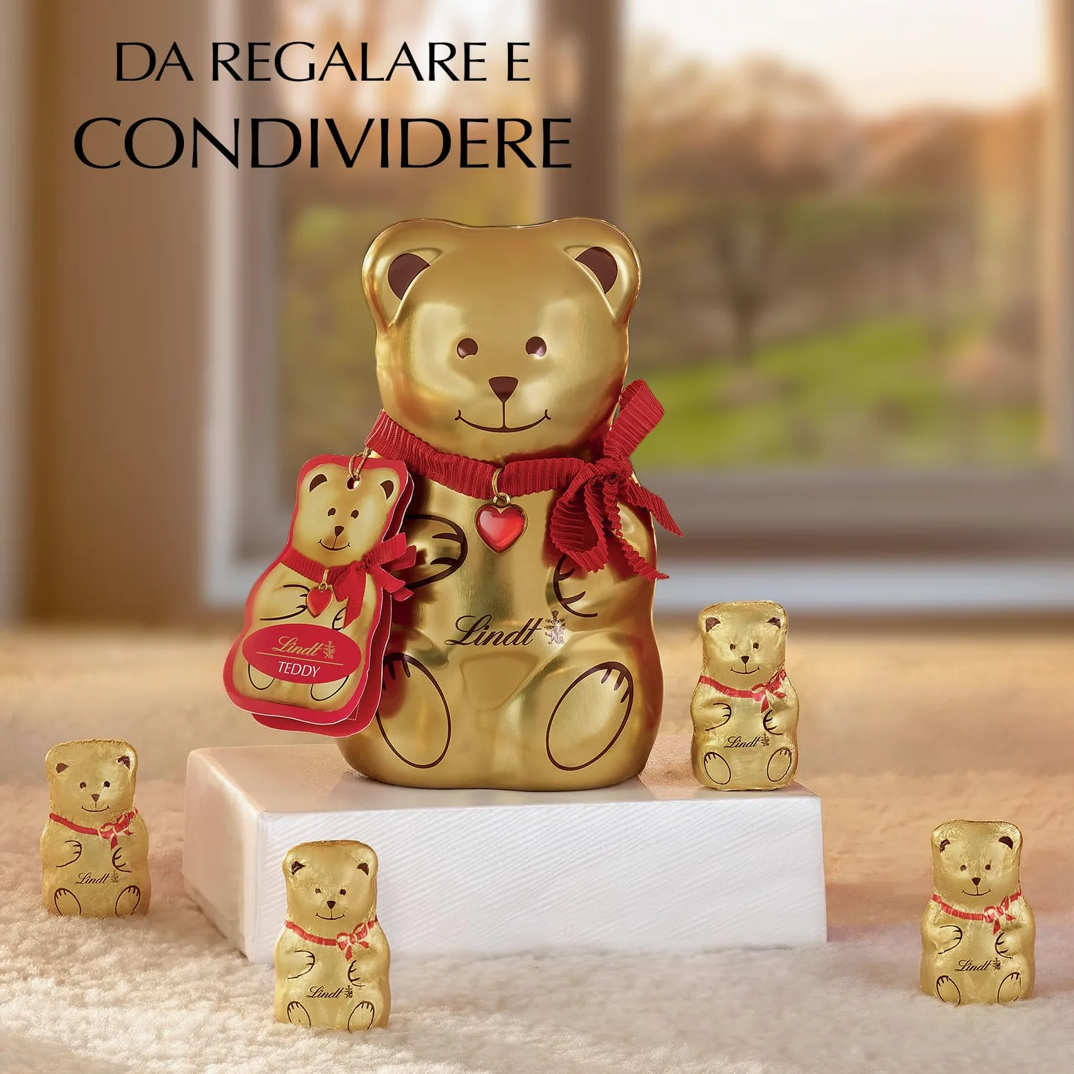 Lindt Latta Orsetto, Latta con Orsetti di goloso cioccolato al latte Lindt, Formato 70g