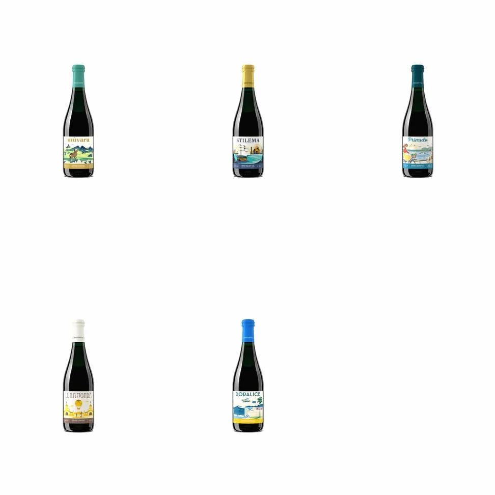 Mezzavia Box Assaggio Birra Artigianale Sarda, 6 Bottiglie da 75 cl