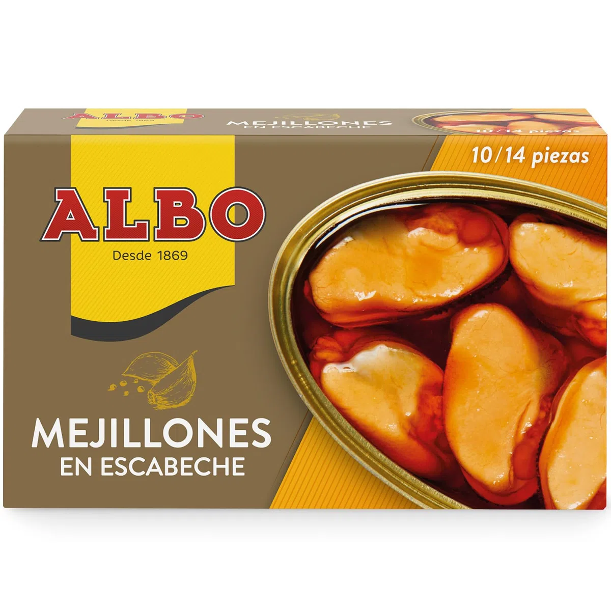Mejillones en Escabeche Albo 72g 10/14 piezas