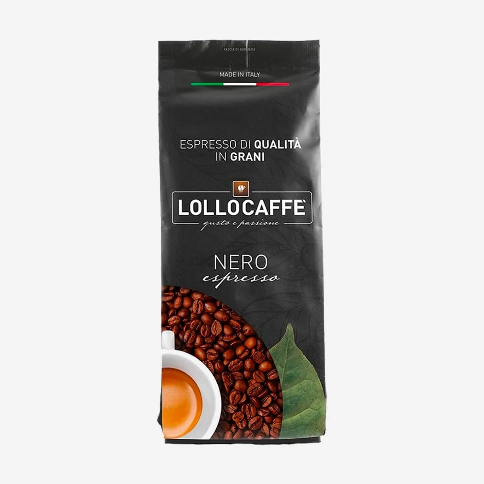 Lollo Caffè - Caffè in grani Espresso Nero1 kg x 6