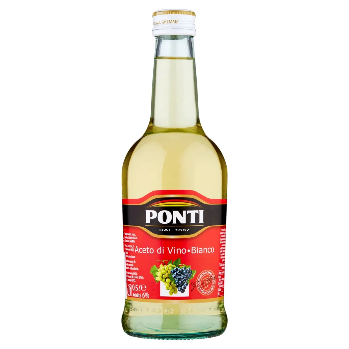 Ponti - Aceto di Vino Bianco - 500 ml