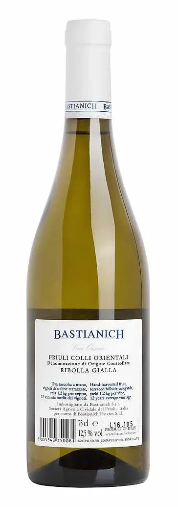 Bastianich Ribolla Gialla