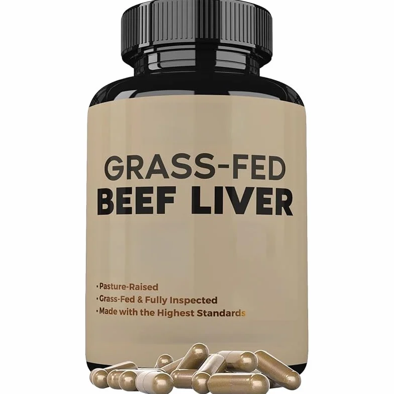 Grass Fed Desiccated Beef Liver - No Hormones, GMO and Gluten Free, Pasture-Raised, Free Range Beef 1PCS