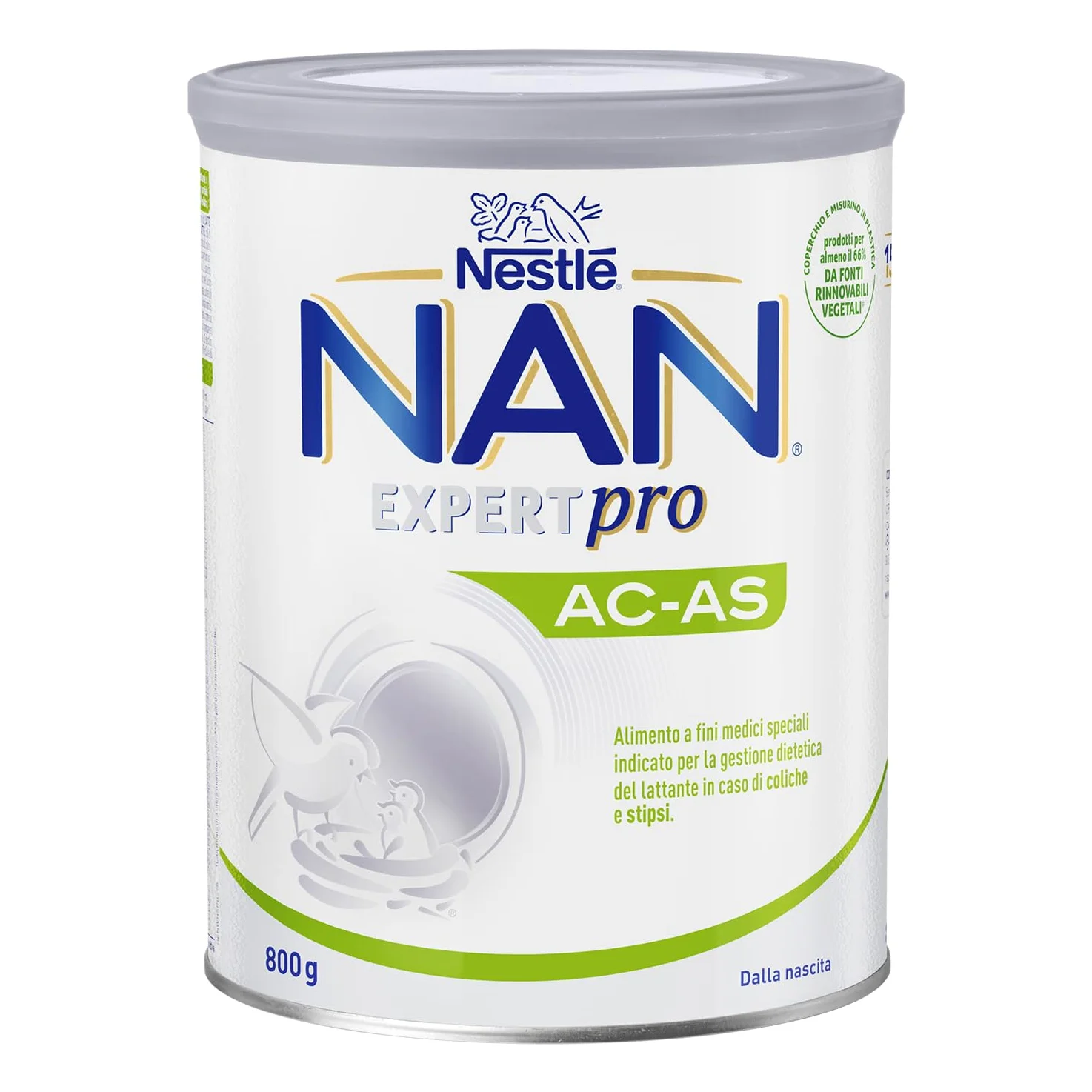 NESTLÉ NAN EXPERT Pro AC-AS Alimento a Fini Medici speciali Polvere, Latta 800g