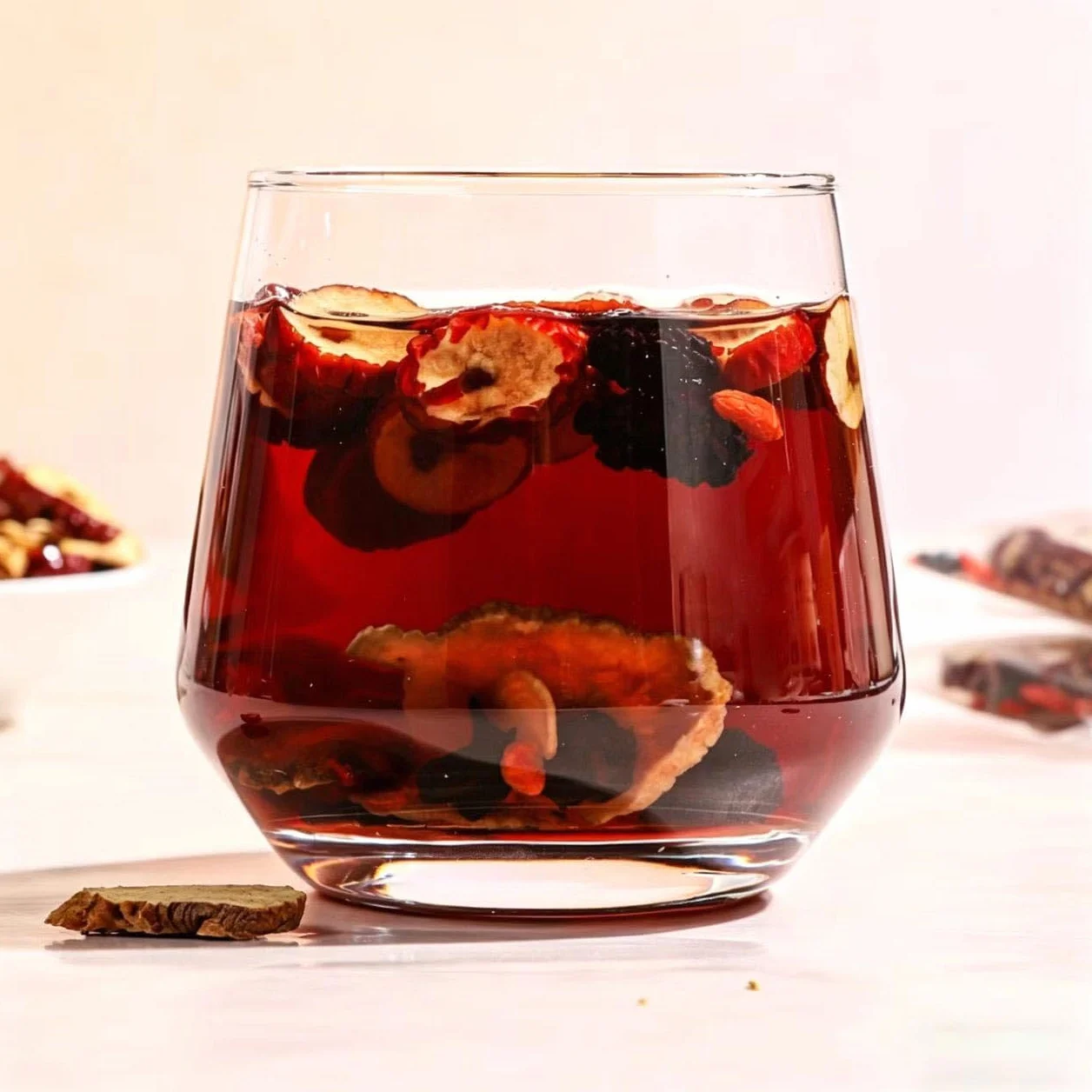 Ginseng Five Treasure Tea, Energy & Daily Balance, for Daily Wellness, Mulberry, Goji Berry, Red Date (2pc)