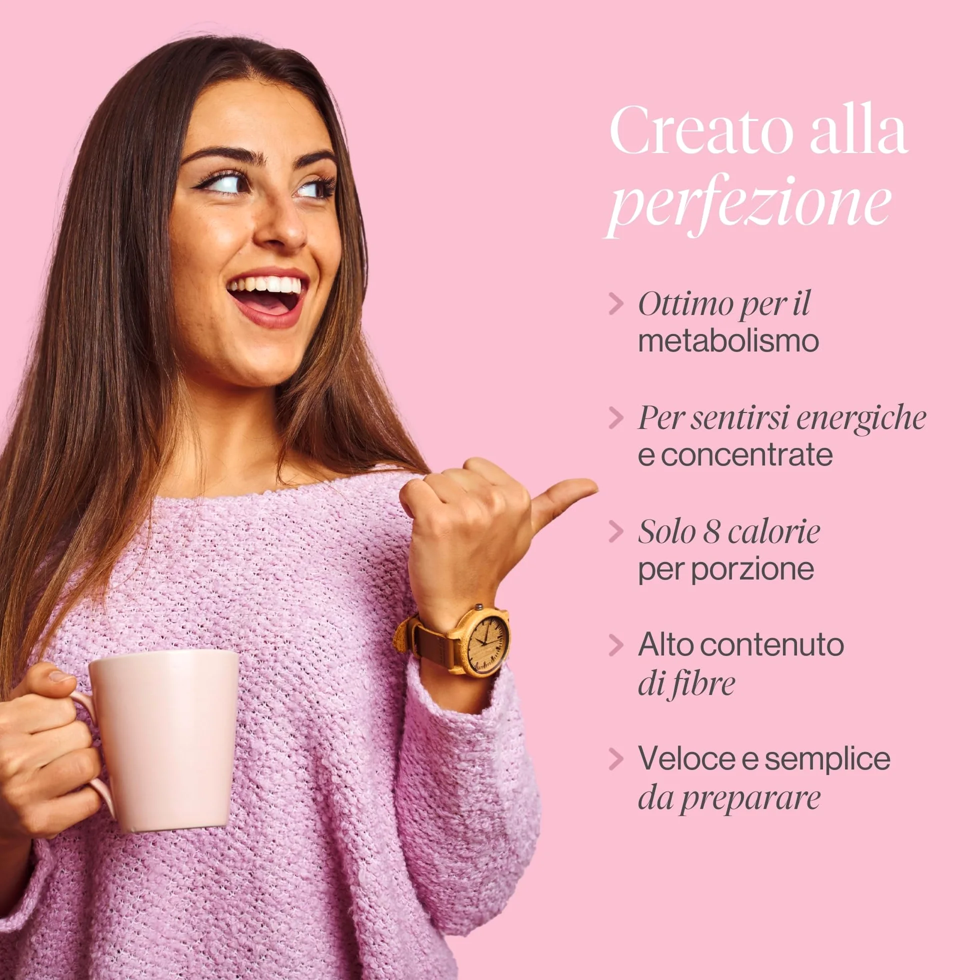 Bevanda al Caffe con Caffeina, Guarana, Inulina e Cicoria Solubile con Estratto di Caffè Verde - Arôme Cappuccino, 30 Bustine, Tummy Tox Tummyccino