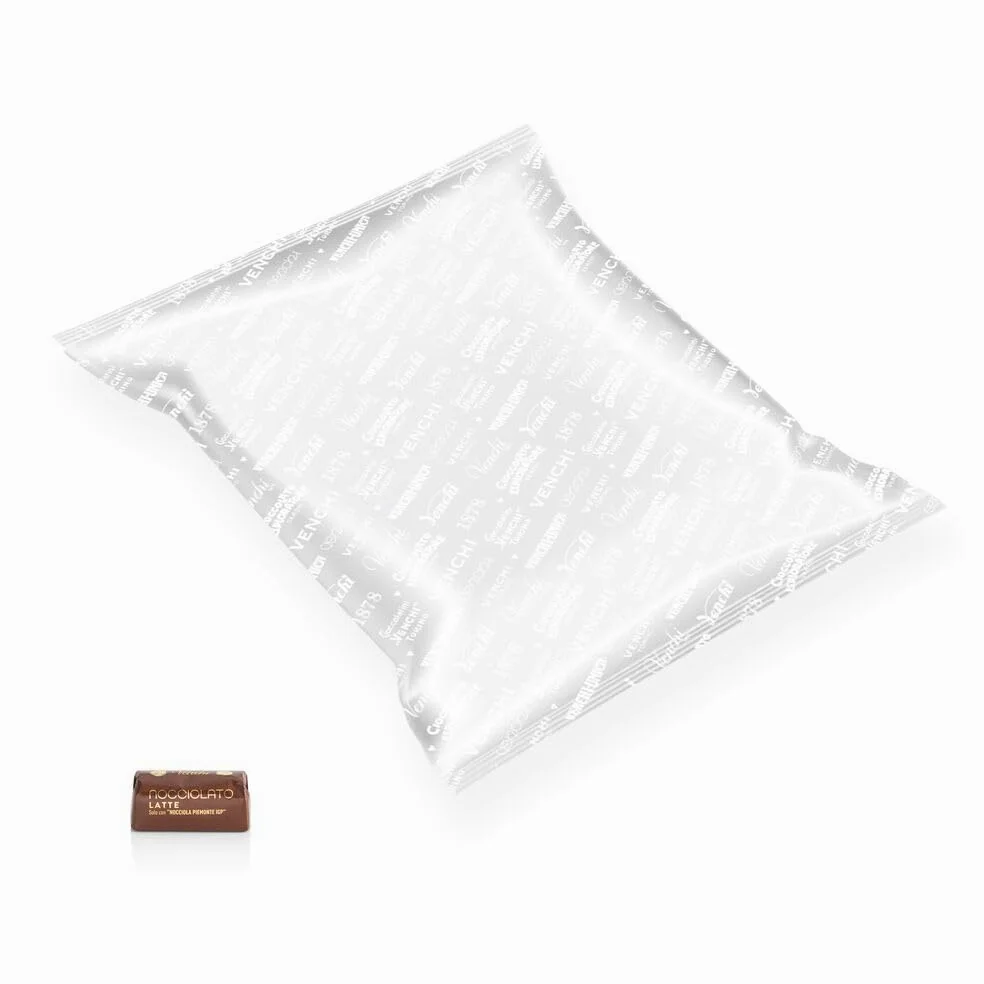 Venchi - Lingottino Nocciolato Latte - Cioccolatino con Nocciole Piemonte IGP intere, 1 kg - Senza Glutine