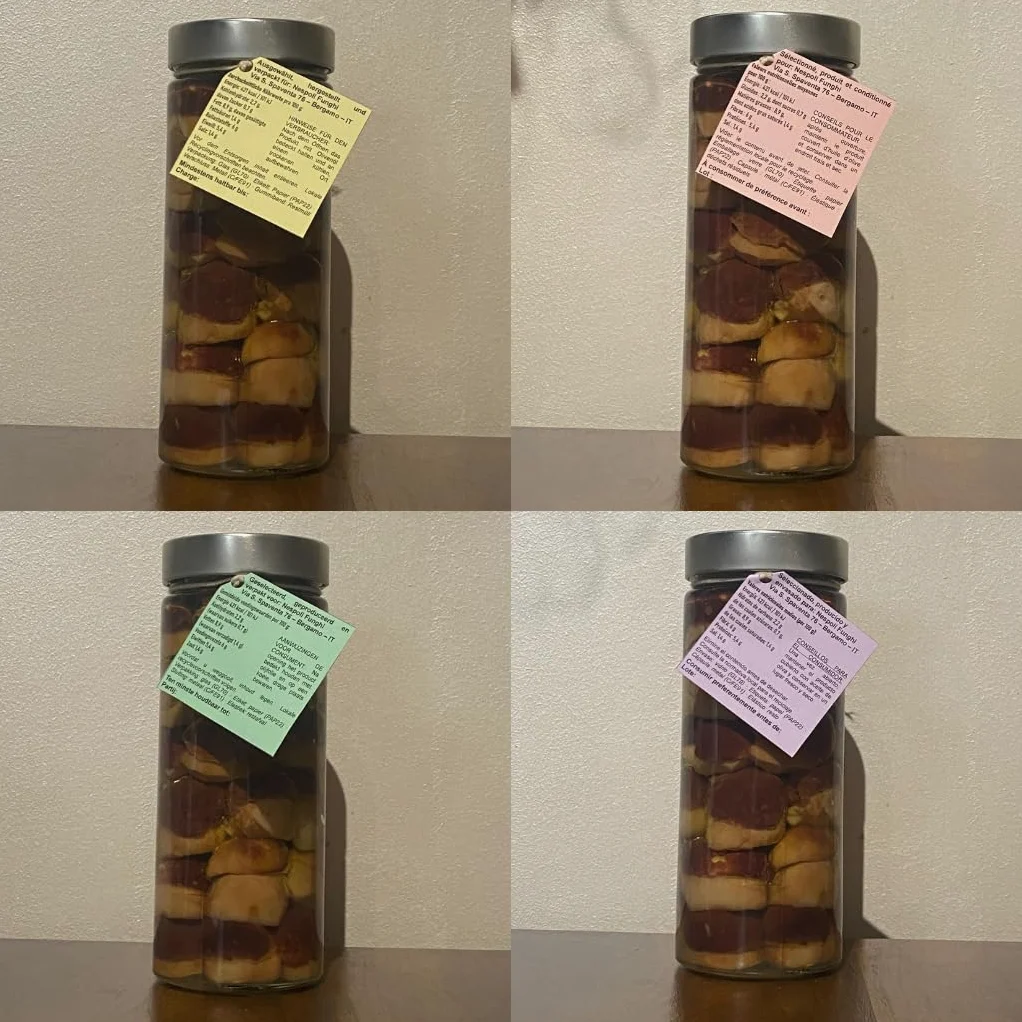 Funghi porcini testa nera INTERI MICRO sott'olio di oliva da gr 550 - Nespoli funghi
