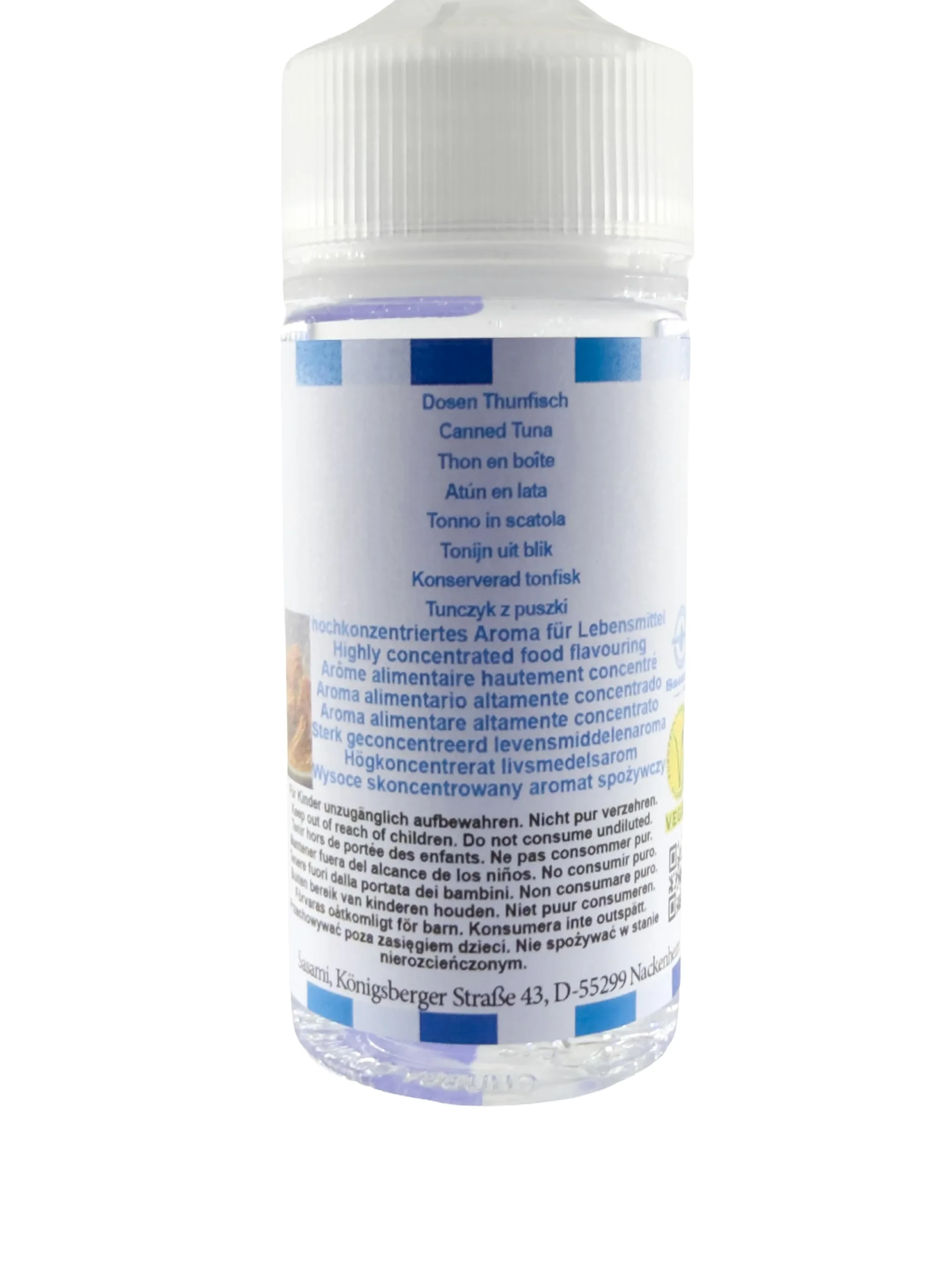 Tonno in scatola aroma concentrato - vegano - Sasami - 100ml