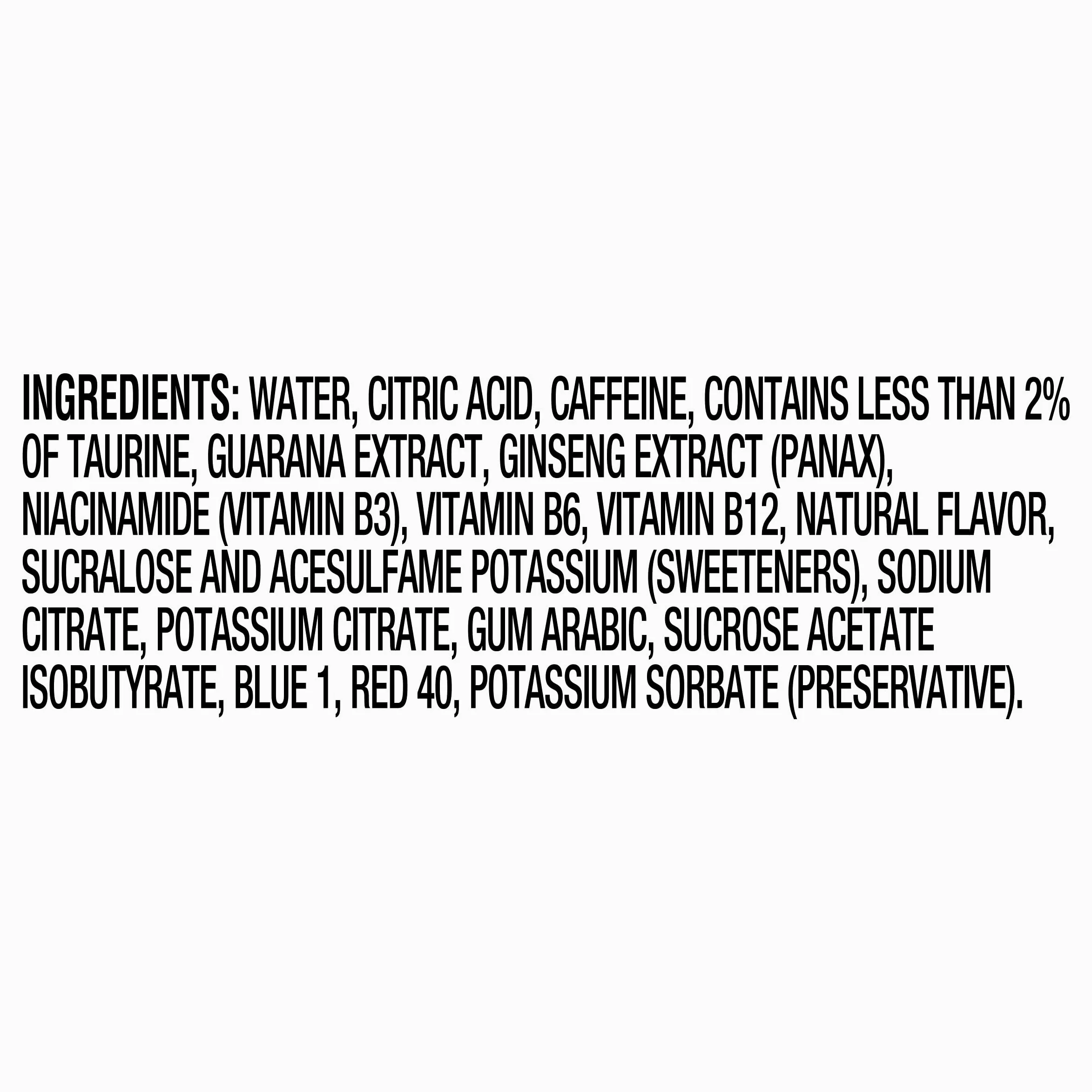 MiO Energy Black Cherry - Potenziatore di acqua liquida aromatizzata naturalmente, 1 conteggio 95,8 ml