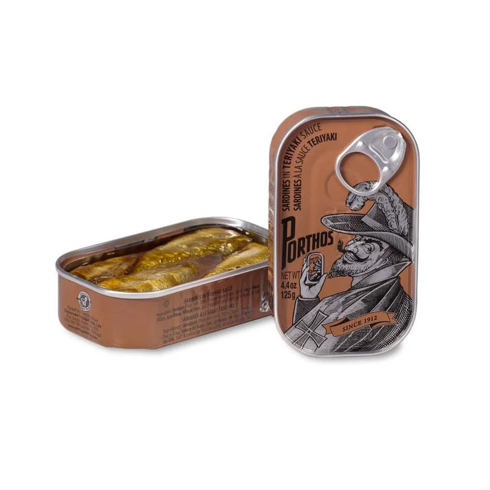Porthos Sardines Mix, 6 barattoli x 125 g, dal Portogallo