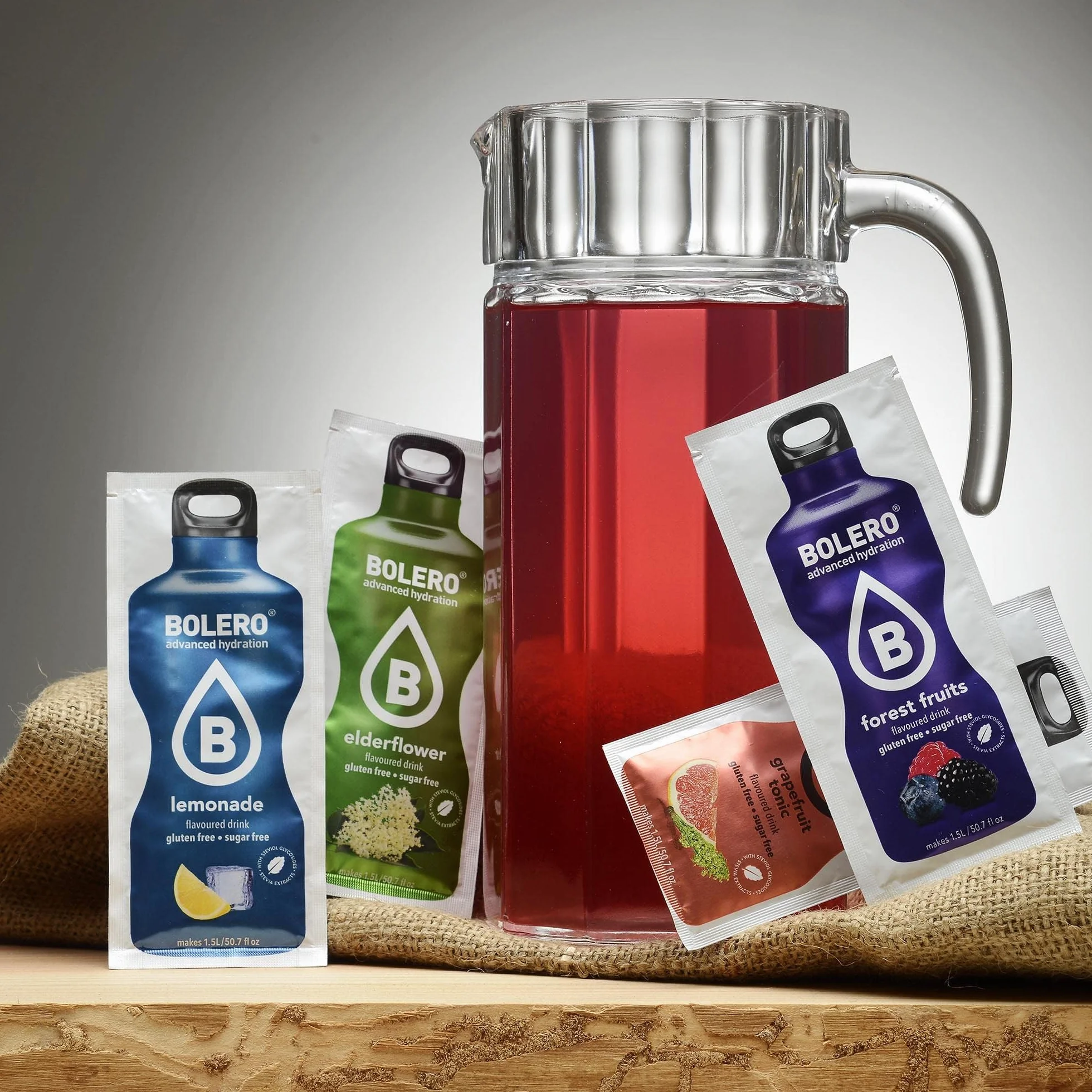 Bolero Drinks Mix - Bevanda in polvere, 79 pezzi (75 x 9 g, 3 x 8 g, 1 x 7 g), senza zucchero, addolcito con stevia, tutti i sapori
