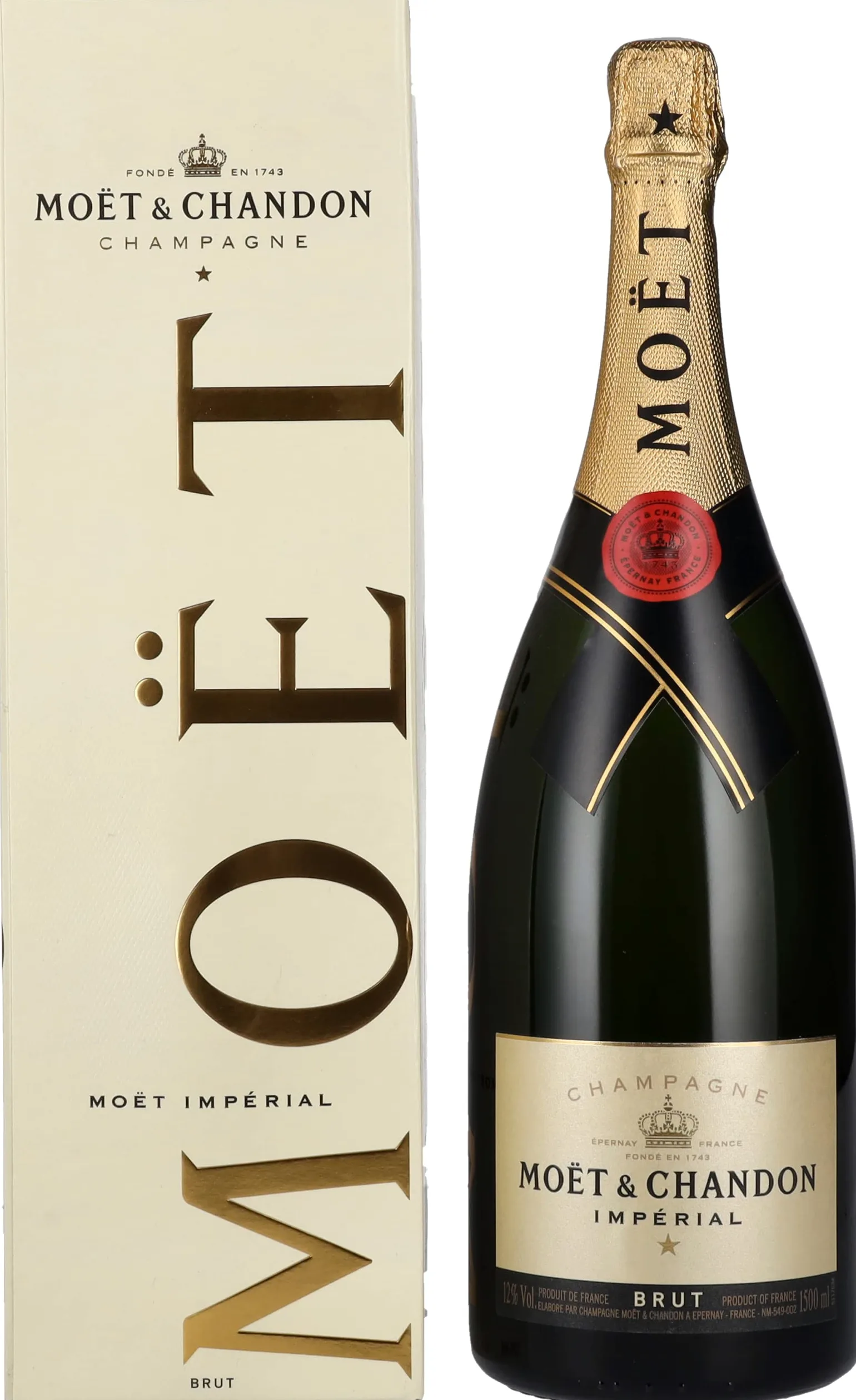 Moët & Chandon Champagne IMPÉRIAL Brut 12% Vol. 1,5l in Giftbox